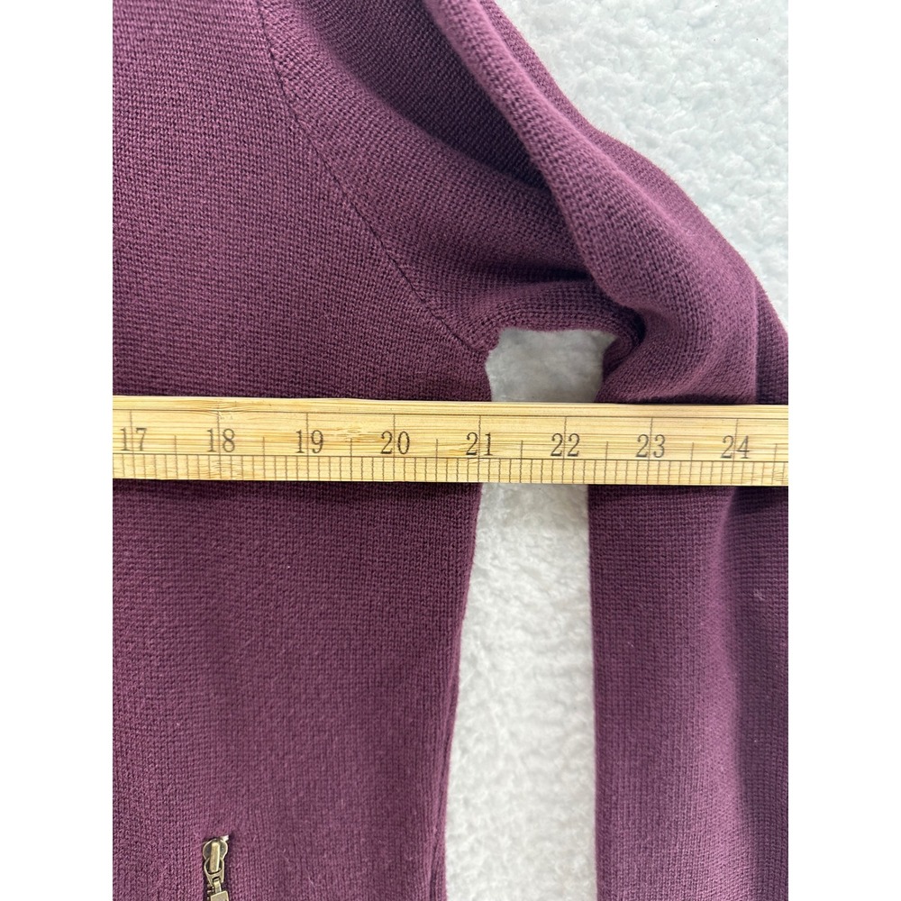 Eddie Bauer Full Zip Sweater Jacket Collared Pockets Knit Cardigan XL - Picture 8 of 8